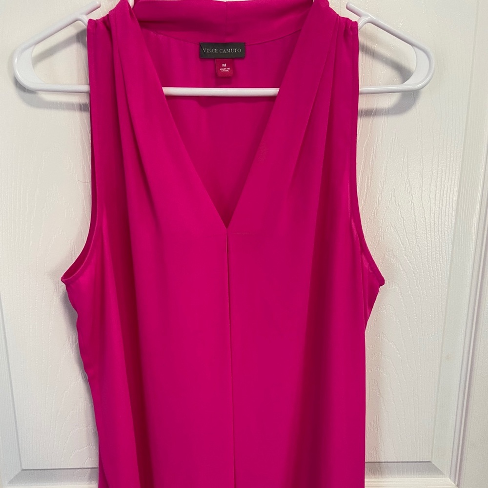 Vince Camuto Inverted-pleat Top